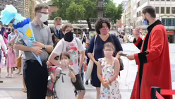 Einschulung in der Kölner Domsingschule / © Beatrice Tomasetti  (DR)