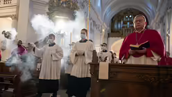 Eröffnungsgottesdienst am Dienstagmorgen (dpa)