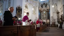 Eröffnungsgottesdienst am Dienstagmorgen (dpa)