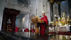 Eröffnungsgottesdienst am Dienstagmorgen (dpa)