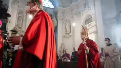 Eröffnungsgottesdienst am Dienstagmorgen (dpa)