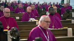 Eröffnungsgottesdienst am Dienstagmorgen (dpa)