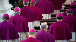 Eröffnungsgottesdienst am Dienstagmorgen (dpa)