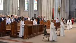 Erstkommunion der Kölner Domsingschule im Kölner Dom / © Beatrice Tomasetti (DR)