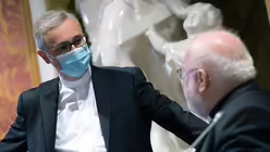 Erzbischof Heße und Kardinal Marx (dpa)