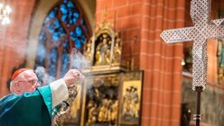 Eucharistiefeier im Frankfurter Dom mit Kardinal Marx / © Andreas Arnold (dpa)