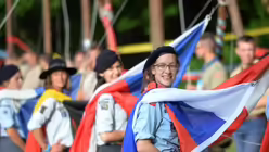 Pilger in Krakau / © Jacek Turczyk (dpa)