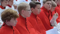 Die Dommessdiener beim Eucharistischen Kongress. (DR)