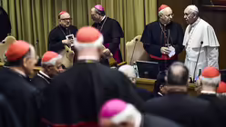 Papst Franziskus im Gespräch / © Cristian Gennari (KNA)