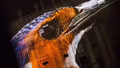 "Fiat Lux" - Lichtshow am Petersdom / &copy; Giuseppe Lami (dpa)