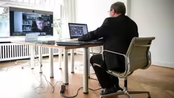 Fr&uuml;hjahrsvollversammlung der DBK 2021 / &copy; Sascha Steinbach (epa pool)