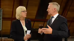 F&uuml;r die Stadt &uuml;berbrachte B&uuml;rgermeisterin Elfi Scho-Antwerpes Gl&uuml;ckw&uuml;nsche. / &copy; Beatrice Tomasetti (DR)