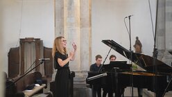 Für ihr Brahms-Requiem in der Klavierfassung bekam die Masterstudentin Anna Goeke Bestnoten / © Beatrice Tomasetti (DR)