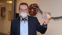 "Füreinander da sein" heißt die Weihnachtskampagne der christlichen Kirchen in Köln. / © Beatrice Tomasetti (DR)