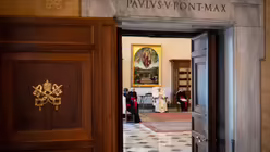 Generalaudienz mit Papst Franziskus / &copy; Vatican Media/Romano Siciliani (KNA)