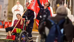 Gottesdienst in St- Paul vor den Mauern (Malteser)