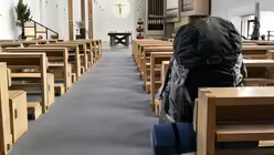 Harald Oppitz ist am Bergkloster Bestwig angekommen. / &copy; Harald Oppitz (privat)