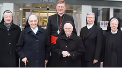 Hoher Besuch im Bensberger Krankenhaus der Pallottinerinnen: Kardinal Woelki kommt am 1. März 2015 zur Visitation. / © Beatrice Tomsetti (DR)