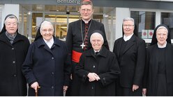 Hoher Besuch im Bensberger Krankenhaus der Pallottinerinnen: Kardinal Woelki kommt am 1. März 2015 zur Visitation. / © Beatrice Tomsetti (DR)