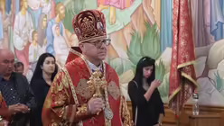 Bischof Wolodymyr Hruza w&auml;hrend eines Gottesdienstes. (Di&ouml;zese Lviv)