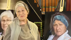 Das Original und sein fotografisches Konterfei von Johannes Bichmann. (Caritas Rheinberg)