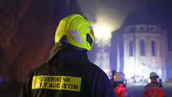 Gro&szlig;brand im Kloster der Steyler Missionare in St. Augustin / &copy; Ulrich Felsmann (privat)