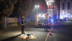 Gro&szlig;brand im Kloster der Steyler Missionare in St. Augustin / &copy; Ulrich Felsmann (privat)