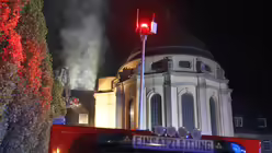 Gro&szlig;brand im Kloster der Steyler Missionare in St. Augustin / &copy; Ulrich Felsmann (privat)