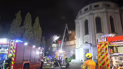 Gro&szlig;brand im Kloster der Steyler Missionare in St. Augustin / &copy; Ulrich Felsmann (privat)
