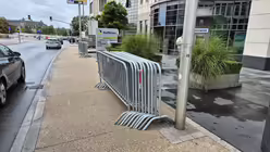 Absperrgitter für den Papstbesuch in Luxemburg / © Jan Hendrik Stens (DR)