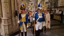 Jubiläumsgottesdienst KG Treuer Husar und Jan von Werth im Kölner Dom (DR)