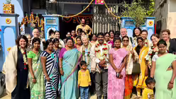 Gruppenfoto mit der Delegation der BONO-Direkthilfe aus Deutschland. (BONO)