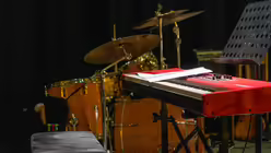 Schlagzeug und Keyboard dürfen auch beim Auftritt der Big Band Heavens Gate am 6. August in der Kirche für Köln nicht fehlen. (DR)