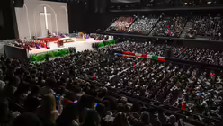 Gottesdienst mit Papst Leo XIV. in der Volkswagen Arena in Istanbul (Türkei) am 29. November 2025. / © Vatican Media/Romano Siciliani/KNA (KNA)