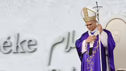 Gottesdienst mit Papst Leo XIV. in Beirut / © Romano Siciliani (KNA)