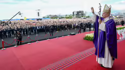 Gottesdienst mit Papst Leo XIV. in Beirut / © Romano Siciliani (KNA)