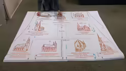 Konzept der Glockenzier auf Papier (Glockengie&szlig;erei Grassmayr)