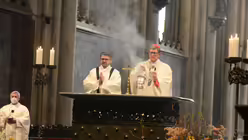 Rainer Maria Kardinal Woelki im Pontifikalamt am Hochfest der Auferstehung des Herrn / © Beatrice Tomasetti (DR)