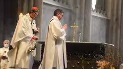 Rainer Maria Kardinal Woelki im Pontifikalamt am Hochfest der Auferstehung des Herrn / &copy; Beatrice Tomasetti (DR)