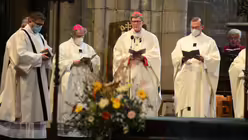 Rainer Maria Kardinal Woelki im Pontifikalamt am Hochfest der Auferstehung des Herrn / © Beatrice Tomasetti (DR)