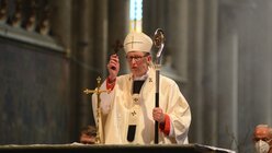 Rainer Maria Kardinal Woelki im Pontifikalamt am Hochfest der Auferstehung des Herrn / © Beatrice Tomasetti (DR)