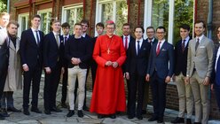 Kardinal Woelki freut sich, dass so viele Messdiener am Ostermorgen seiner Einladung gefolgt sind / © Beatrice Tomasetti (DR)
