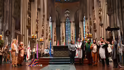 Friedenslicht von Bethlehem im Kölner Dom / © Beatrice Tomasetti (DR)