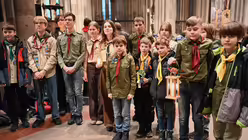 Friedenslicht von Bethlehem im Kölner Dom / © Beatrice Tomasetti (DR)