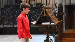 Impressionen vom Mittagsgebet im Rahmen des Prefestivals von PUERI CANTORES 2025 / © Beatrice Tomasetti (DR)