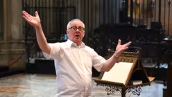 Impressionen vom Mittagsgebet im Rahmen des Prefestivals von PUERI CANTORES 2025 / © Beatrice Tomasetti (DR)