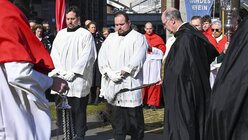 Pontifikalrequiem für Weihbischof em. Klaus Dick am 2. März 2024. / © Beatrice Tomasetti (DR)