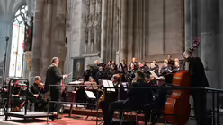 Zu Pfingsten stand immer eine Orchestermesse mit der Domkantorei auf dem Programm - 2023 zuletzt von Haydn. / &copy; Beatrice Tomasetti (DR)