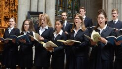 Auch große Oratorien wie die Schöpfung stehen immer wieder auf dem Programm der Chöre am Kölner Dom

  / © Beatrice Tomasetti (DR)