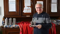 Die Sakristei ist f&uuml;r den K&uuml;ster Hermann Plog wie ein zweites Wohnzimmer / &copy; Beatrice Tomasetti (DR)